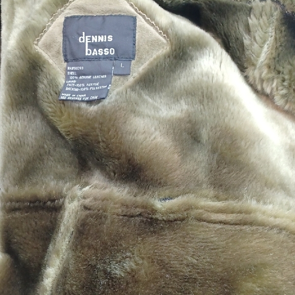 Dennis Basso Green Teddy Jacket with Plush Collar - Picture 11 of 13
